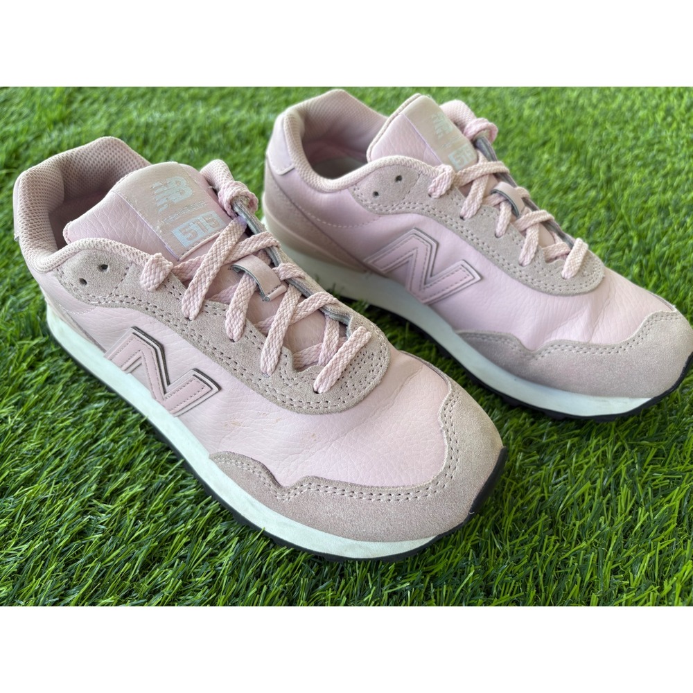 New Balance 515 V3 Pink Suede Leather Sneakers WL515PIN Womens Size 6 Kids 4.5